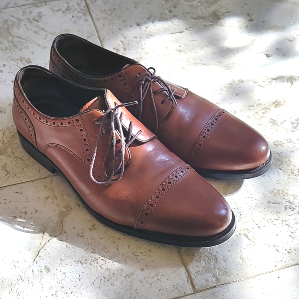 Johnston & Murphy- Conard Cape Toe Shoes - image 1